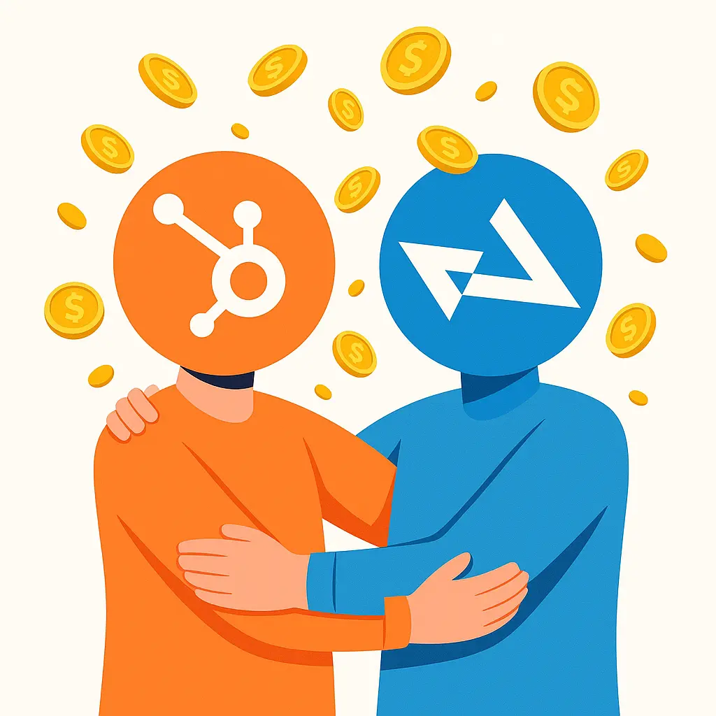 Схема интеграции сайта с HubSpot API