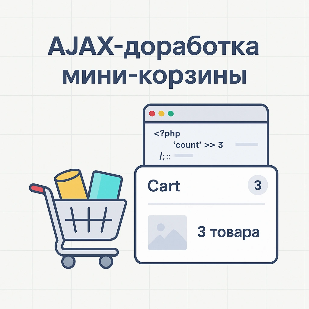 Корзина на сайте клиента