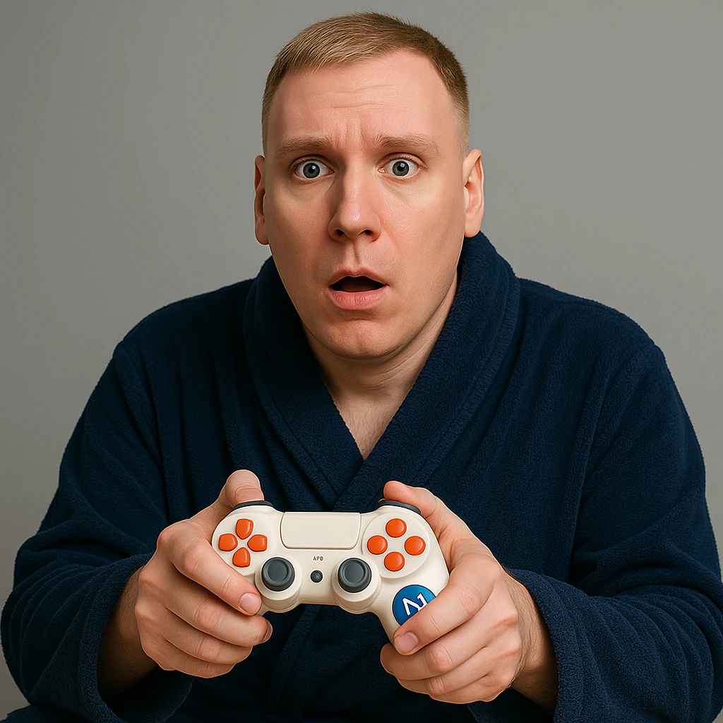 Пользователь играет в игру на сайте vadzim.by